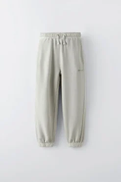 CALÇAS DE FELPA GARMENT DYE-ZARA Sale
