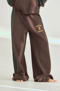 ZARA Calças|Sweatshirts / Joggers^CALÇAS DE FELPA JAMAICA Castanho