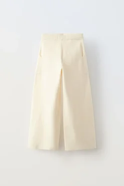 CALÇAS DE MALHA COM BOLSOS-ZARA Best