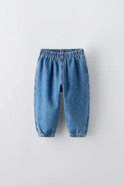 CALÇAS DENIM BALLOON-ZARA Clearance