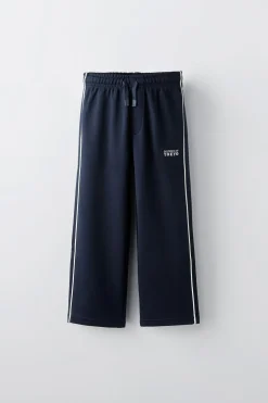 CALÇAS DIREITAS BORDADAS-ZARA Cheap