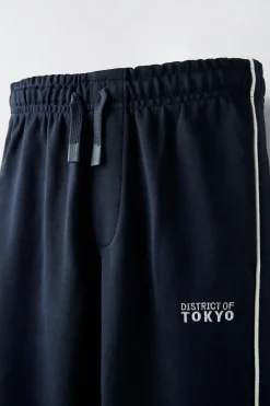 CALÇAS DIREITAS BORDADAS-ZARA Cheap