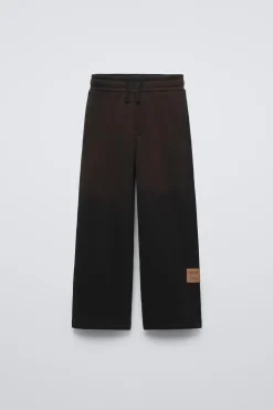 CALÇAS EFEITO LAVADO COM ETIQUETA-ZARA Best Sale