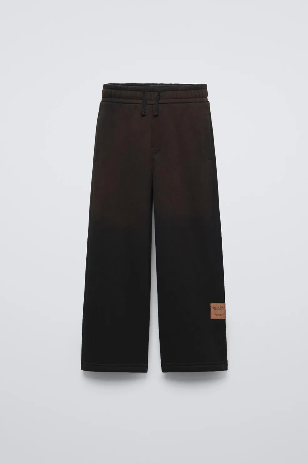 CALÇAS EFEITO LAVADO COM ETIQUETA-ZARA Best Sale