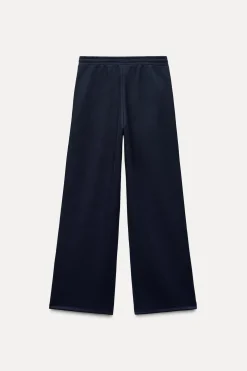 ZARA Winter Layersnew|Calças^CALÇAS FAIXA LATERAL Azul-marinho