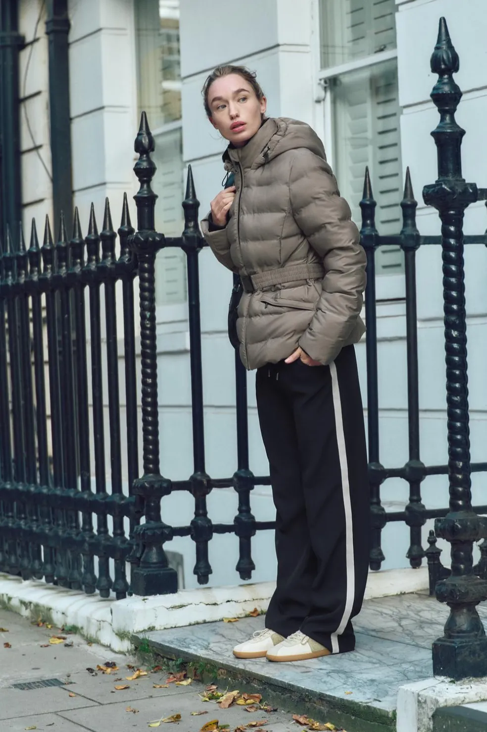 ZARA Winter Layersnew|Calças^CALÇAS FAIXA LATERAL Preto
