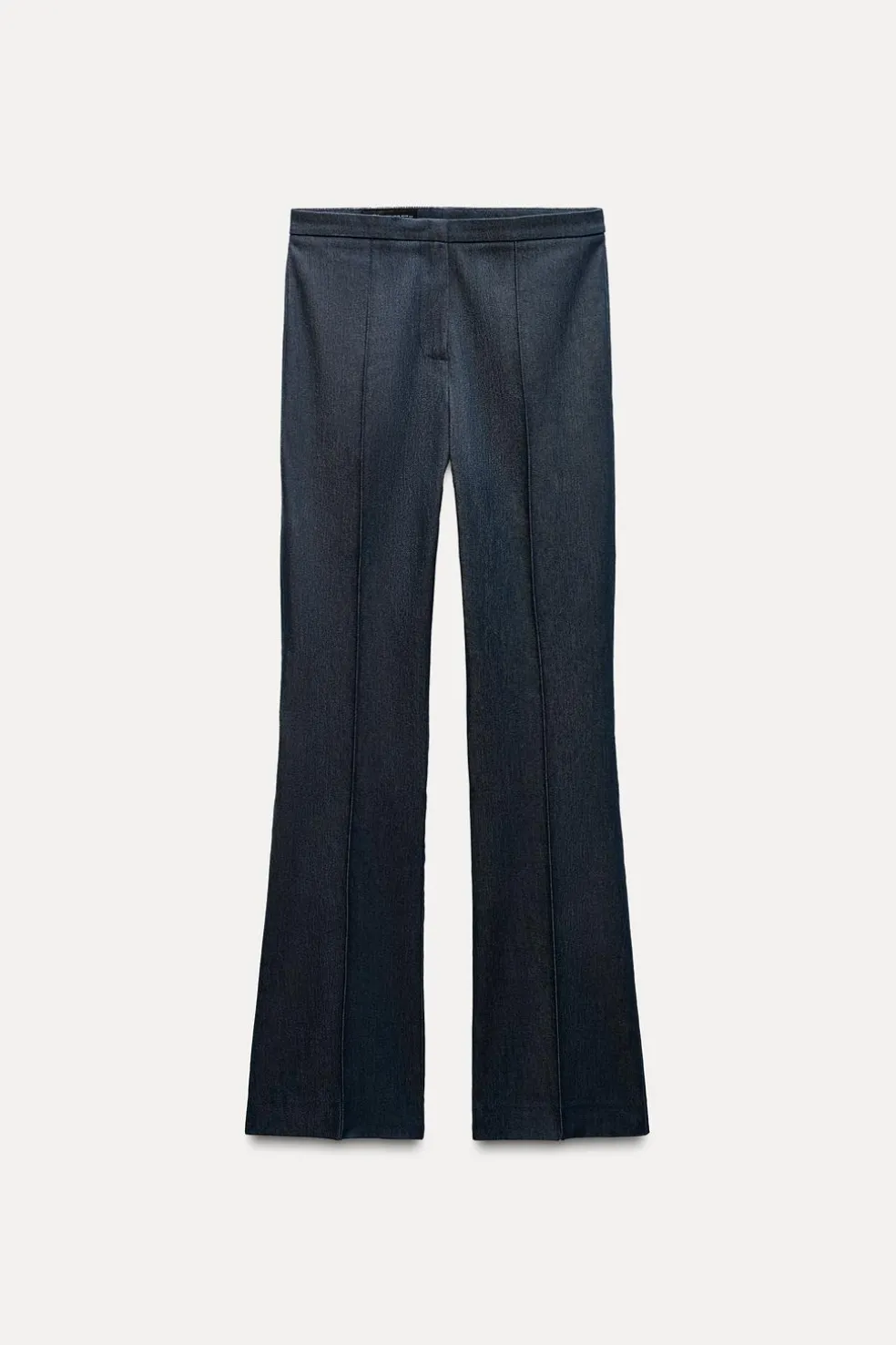 ZARA Jeans|Calças^CALÇAS FLARE EFEITO DENIM Índigo