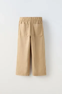 CALÇAS FLUIDAS MAXIBOLSOS-ZARA Outlet