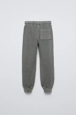 CALÇAS GARMENT DYE COM ETIQUETA-ZARA Cheap
