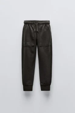 CALÇAS INTERLOCK-ZARA New