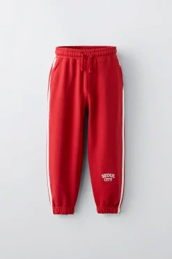 CALÇAS JOGGER COM FAIXAS-ZARA Outlet