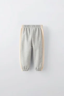 CALÇAS JOGGER COM FAIXAS-ZARA Cheap