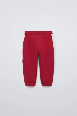 CALÇAS JOGGER COM FAIXAS-ZARA Cheap