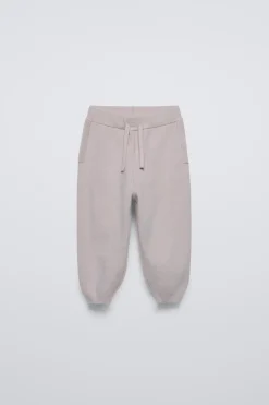CALÇAS JOGGER DE MALHA-ZARA New