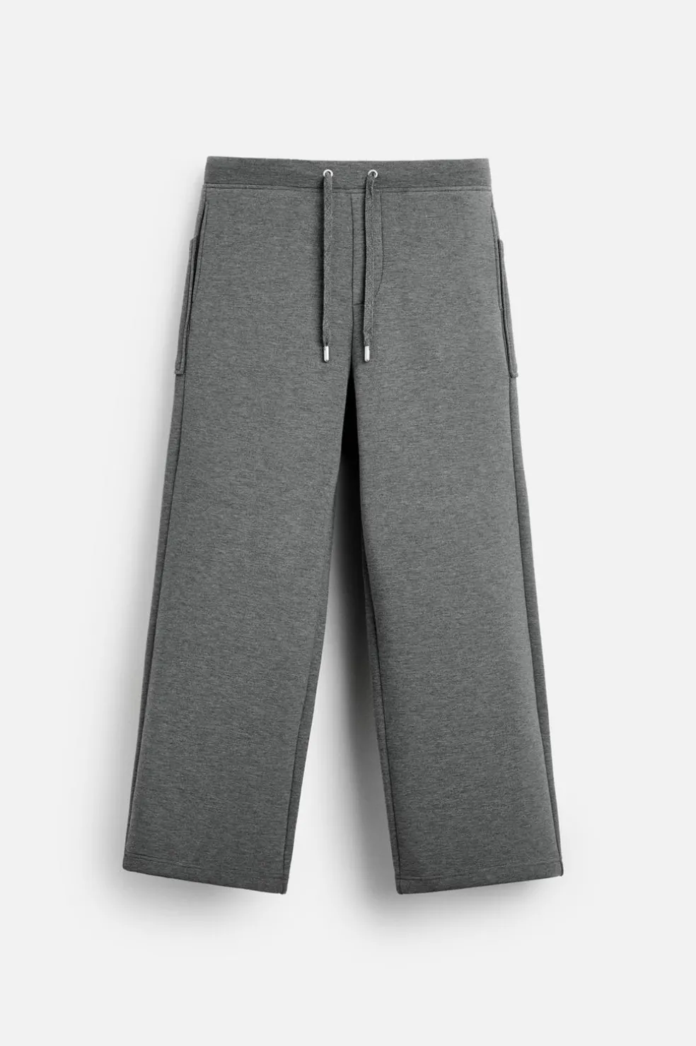 ZARA Fato De Treino|Vestuário De Inverno^CALÇAS JOGGER DE PERNA LARGA Cinzento-vigoré