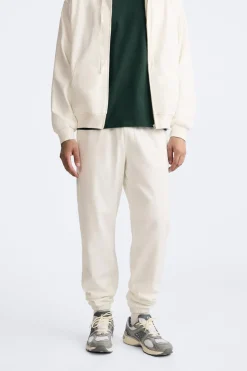 ZARA Vestuário De Inverno|Calças^CALÇAS JOGGER HEAVY WEIGHT Branco-marfim