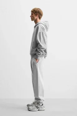 ZARA Vestuário De Inverno|Calças^CALÇAS JOGGER LAVADAS Cinzento-antracito