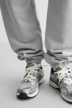 ZARA Vestuário De Inverno|Calças^CALÇAS JOGGER LAVADAS Cinzento-antracito