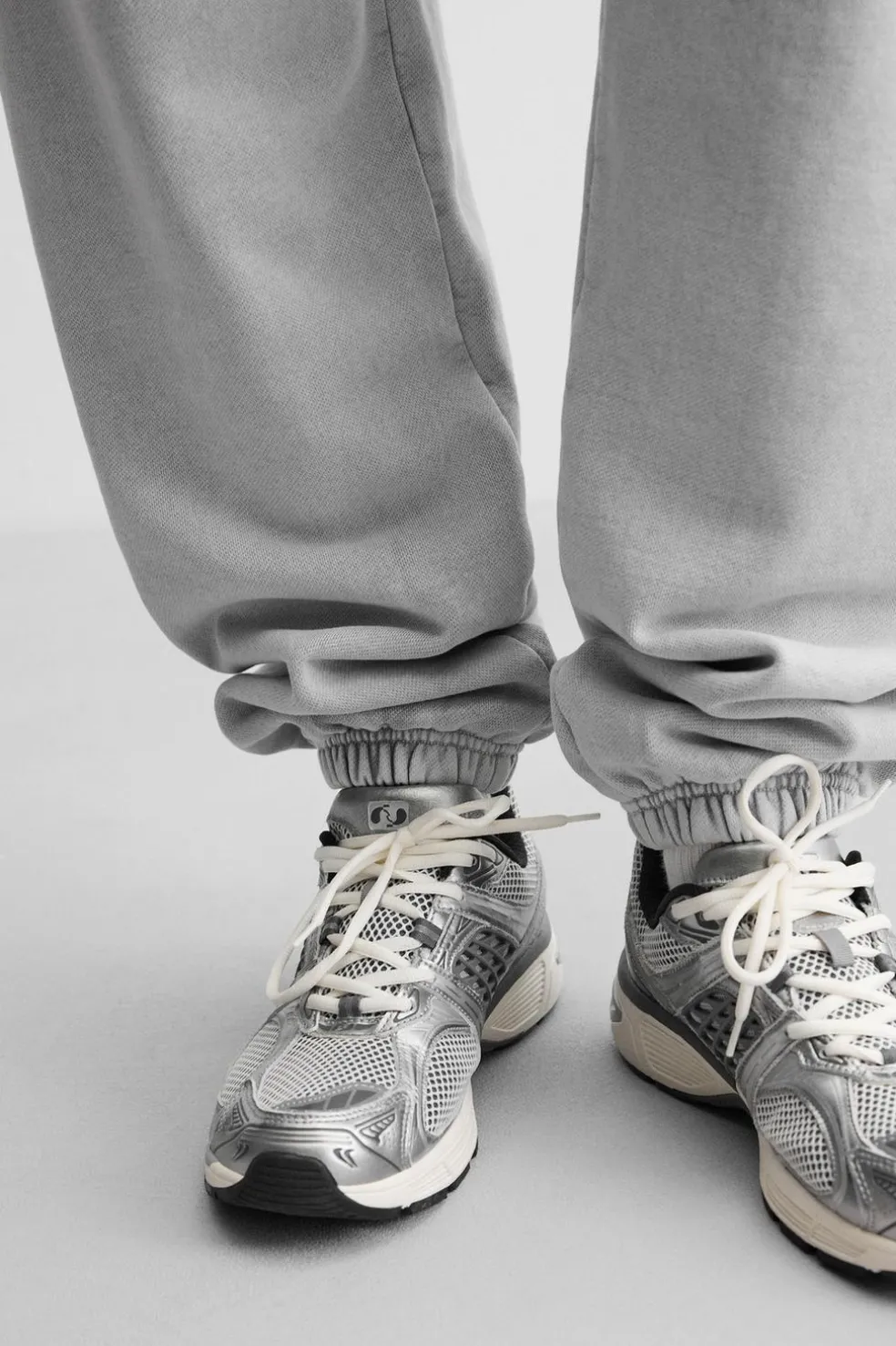 ZARA Vestuário De Inverno|Calças^CALÇAS JOGGER LAVADAS Cinzento-antracito