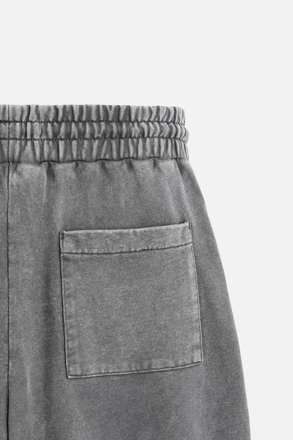 ZARA Vestuário De Inverno|Calças^CALÇAS JOGGER OVERSIZE LAVADAS Cinzento