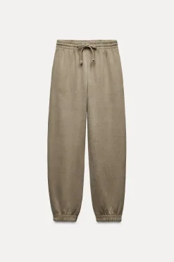 ZARA Winter Layersnew|Calças^CALÇAS JOGGER SOFT Camel-claro