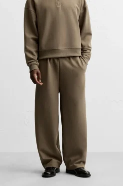 ZARA Vestuário De Inverno|Calças^CALÇAS JOGGER TÉCNICAS CONFORT Caqui-escuro