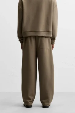 ZARA Vestuário De Inverno|Calças^CALÇAS JOGGER TÉCNICAS CONFORT Caqui-escuro