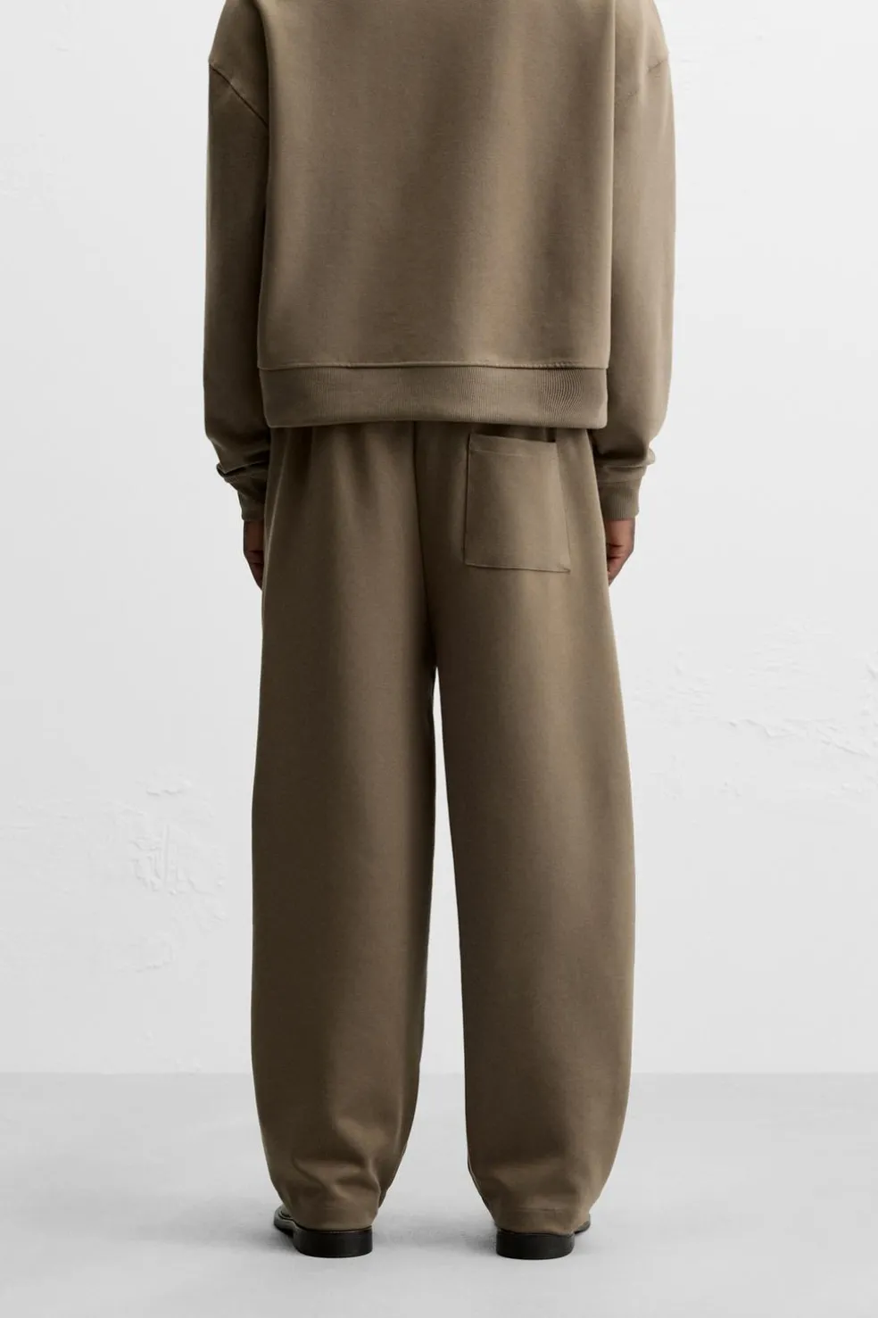 ZARA Vestuário De Inverno|Calças^CALÇAS JOGGER TÉCNICAS CONFORT Caqui-escuro