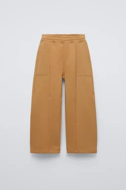CALÇAS LARGAS COM CORTES-ZARA Flash Sale