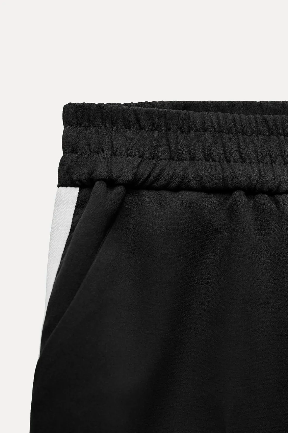 ZARA Winter Layersnew|Calças^CALÇAS LARGAS COM FAIXA LATERAL Preto
