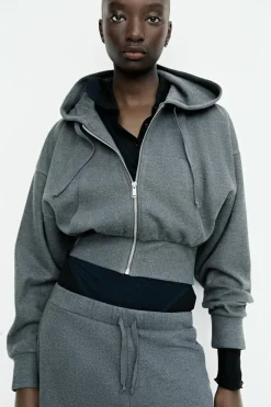 ZARA Winter Layersnew|Calças^CALÇAS LARGAS SUAVES Cinzento-escuro