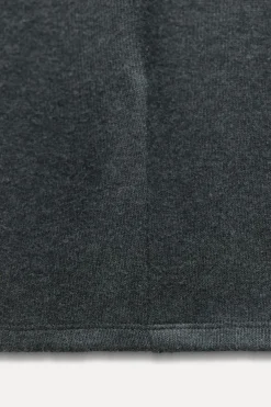 ZARA Winter Layersnew|Calças^CALÇAS LARGAS SUAVES Cinzento-escuro