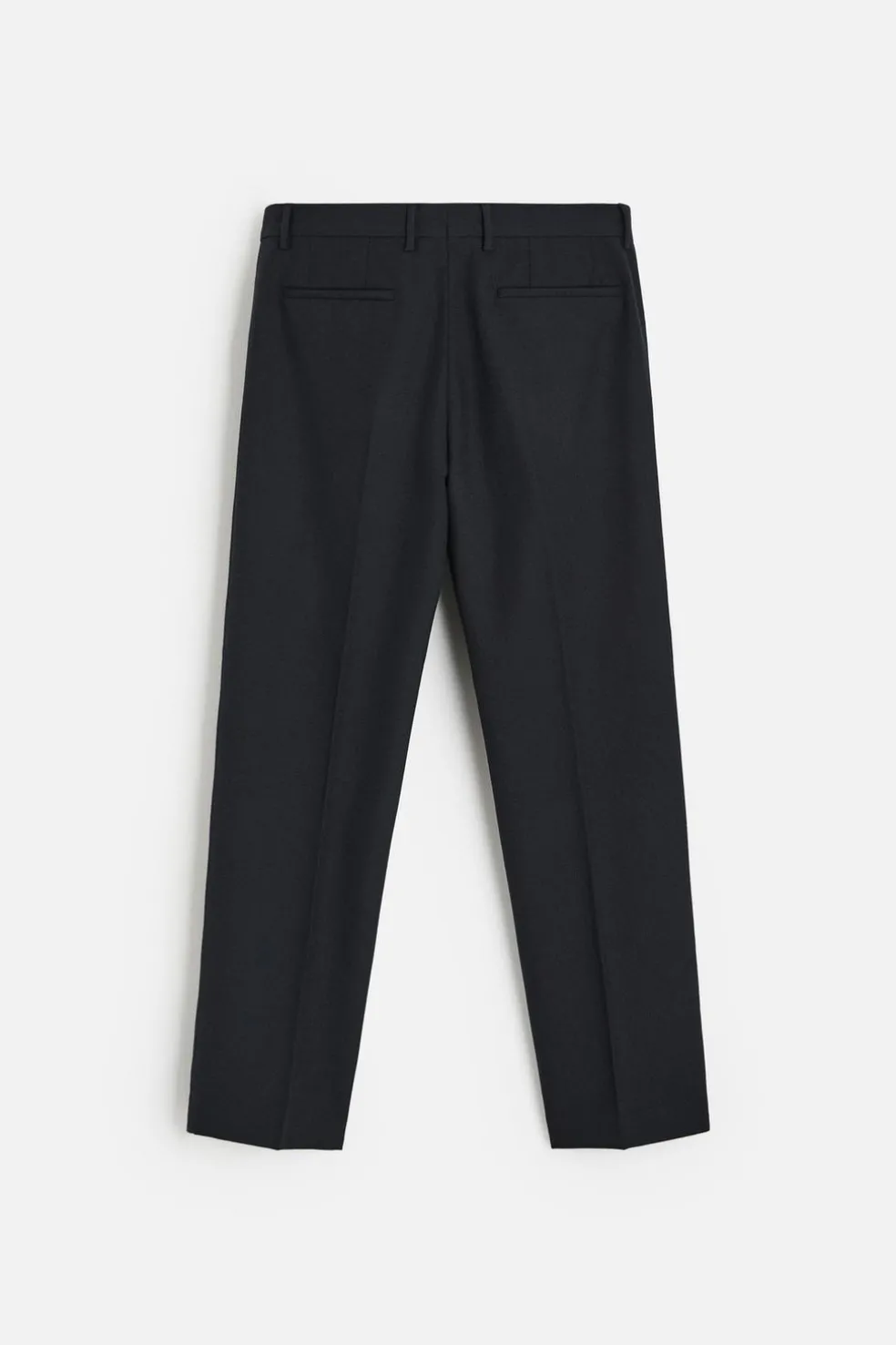 ZARA Vestuário De Inverno|Calças^CALÇAS REGULAR FIT LÃ Azul-marinho