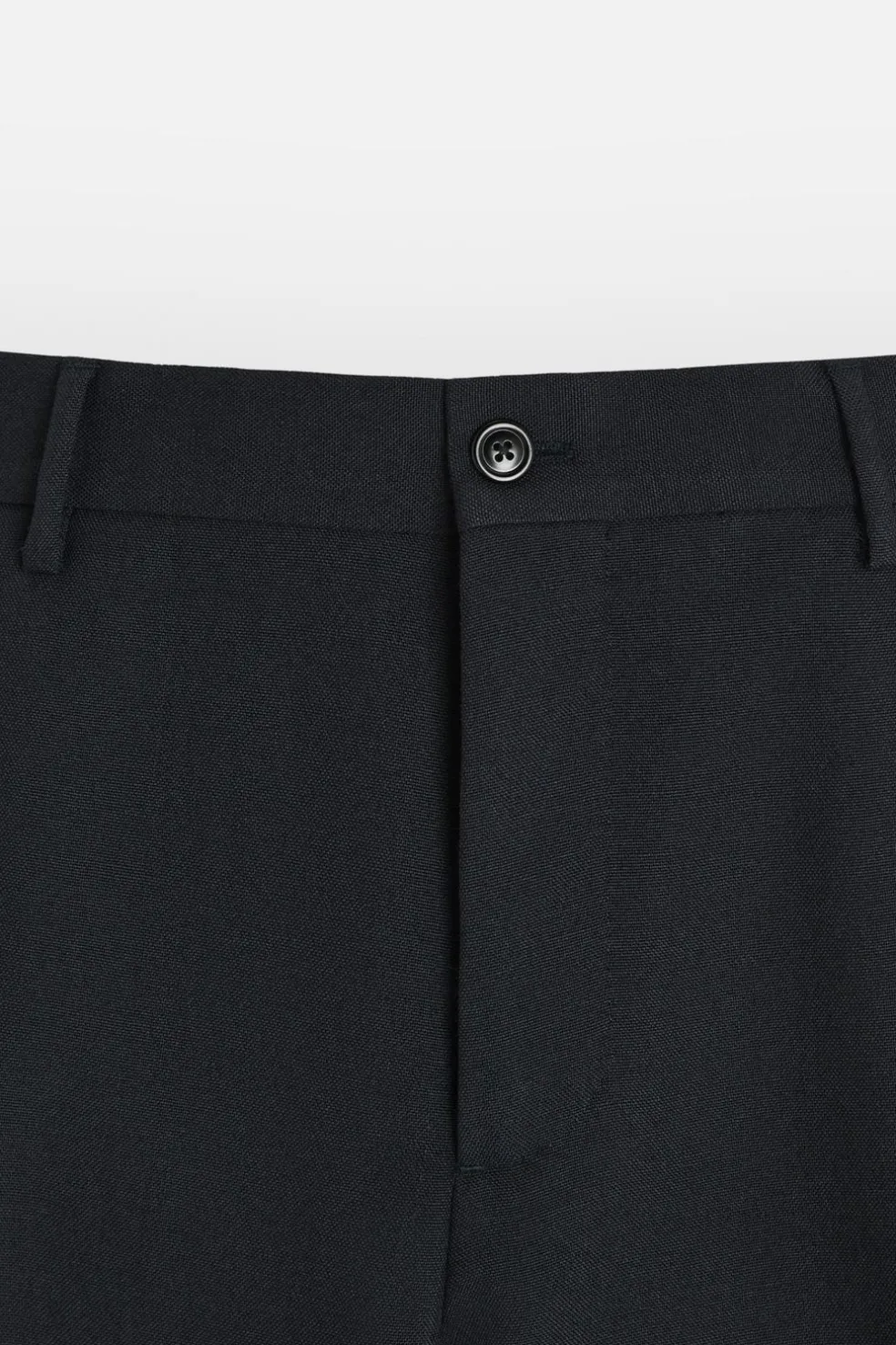 ZARA Vestuário De Inverno|Calças^CALÇAS REGULAR FIT LÃ Azul-marinho
