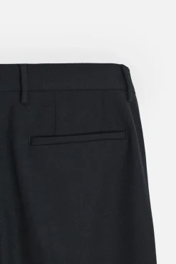 ZARA Vestuário De Inverno|Calças^CALÇAS REGULAR FIT LÃ Azul-marinho