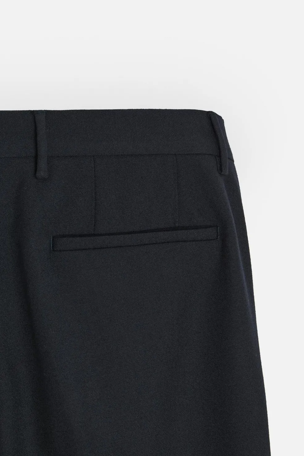 ZARA Vestuário De Inverno|Calças^CALÇAS REGULAR FIT LÃ Azul-marinho