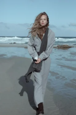 ZARA Winter Layersnew|Calças^CALÇAS RETAS SOFT Cinzento-claro