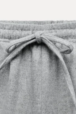 ZARA Winter Layersnew|Calças^CALÇAS RETAS SOFT Cinzento-claro