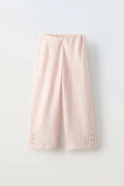 CALÇAS ÀS RISCAS-ZARA Best Sale