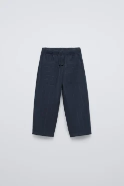 CALÇAS ÀS RISCAS-ZARA Outlet