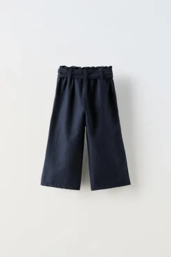 CALÇAS ÀS RISCAS COM FAIXA-ZARA Flash Sale