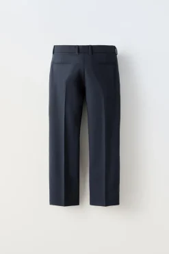 CALÇAS SLIM FIT DE FATO ESTRUTURADO-ZARA Flash Sale