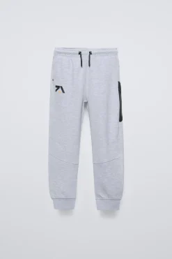 CALÇAS SPORTY PORMENOR RELEVO-ZARA Shop
