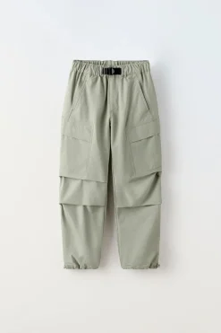 CALÇAS TÉCNICAS PARACHUTE-ZARA Flash Sale