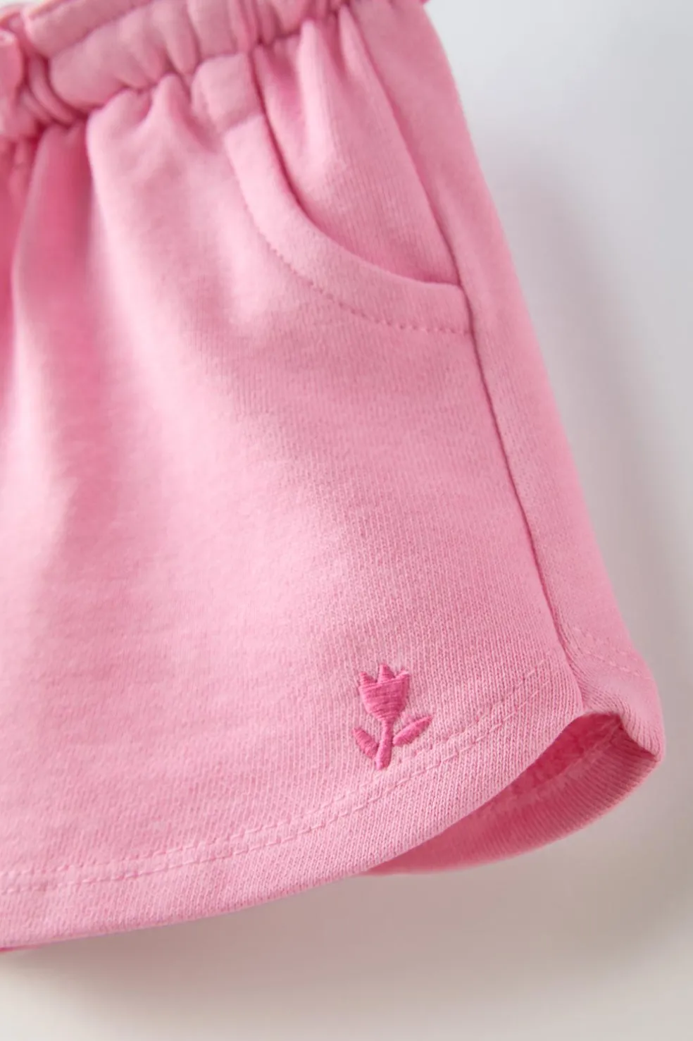 CALÇÕES BERMUDA BORDADO DE FLOR-ZARA Online
