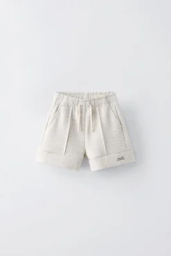 CALÇÕES BERMUDA COM MENSAGEM E NERVO-ZARA Store