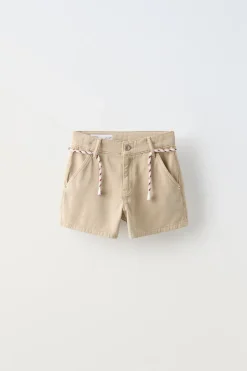 CALÇÕES BERMUDA CORDÃO-ZARA Sale
