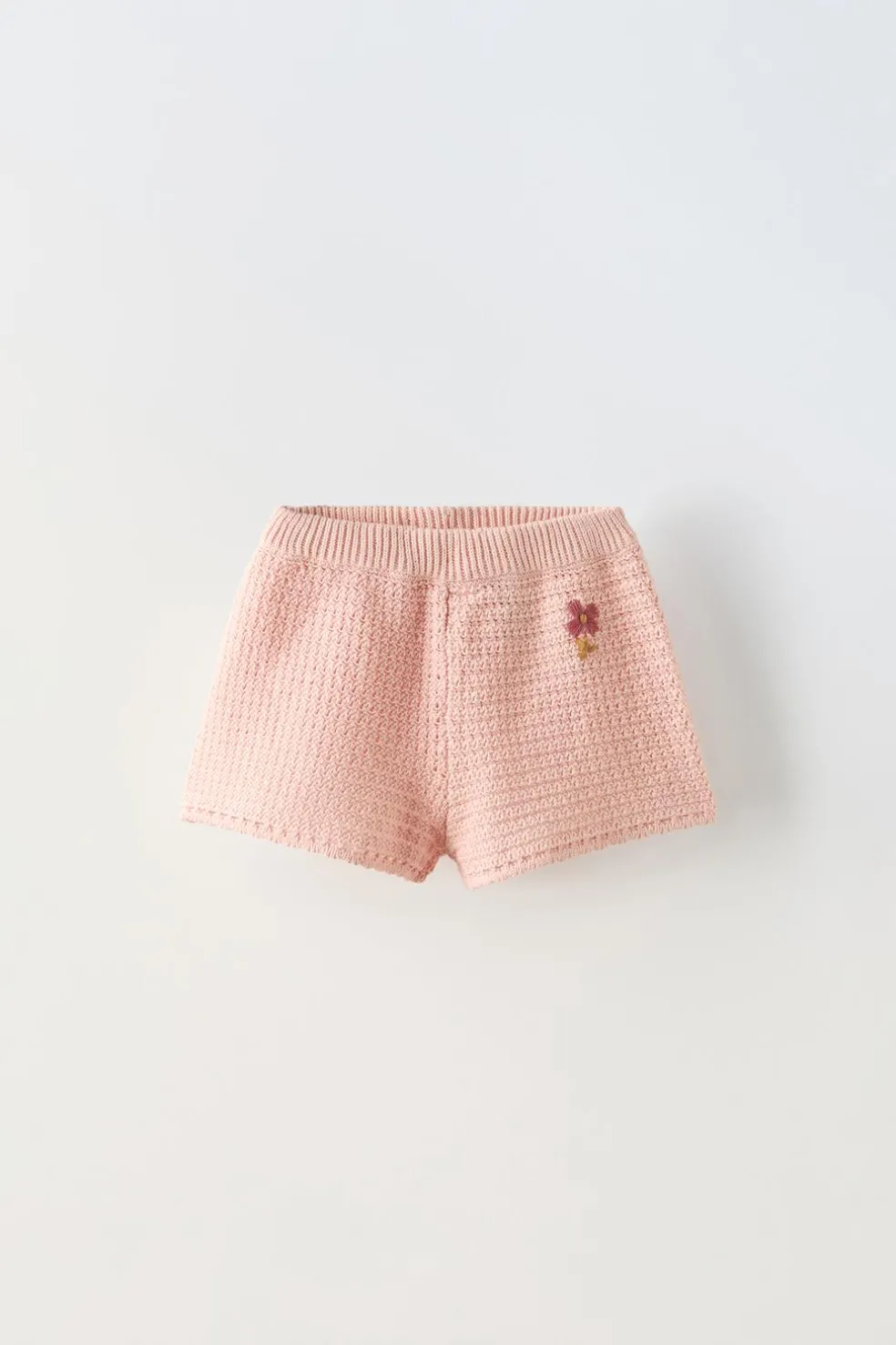 CALÇÕES BERMUDA DE MALHA COM FLOR-ZARA Flash Sale