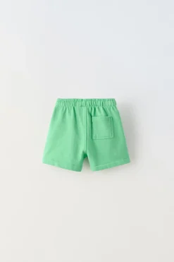 CALÇÕES BERMUDA FELPA ETIQUETA-ZARA Store