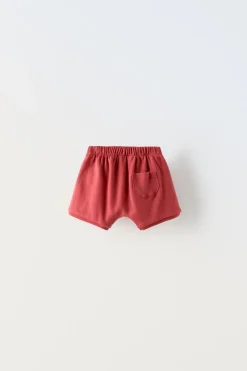 CALÇÕES BERMUDA LISOS COM CORDÃO-ZARA Flash Sale